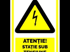 Semn pentru statie sub tensiune