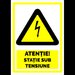 Semn pentru statie sub tensiune